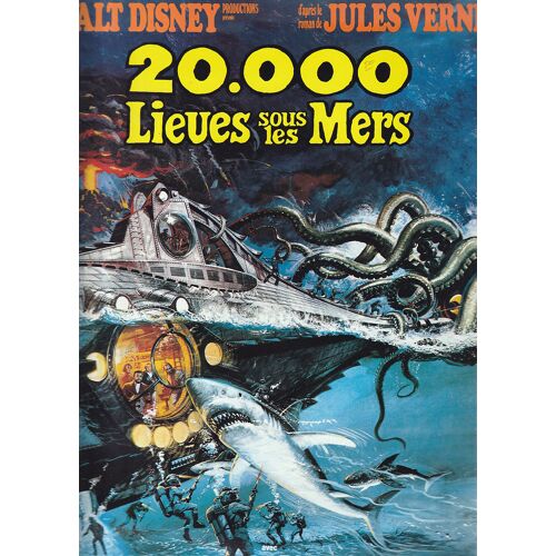 Vingt Mille Lieues Sous Les Mers : Dossier De Presse - De Richard Fleischer Avec Kirk Douglas, James Mason, Paul Lukas - 1954 Ressortie Walt Disney