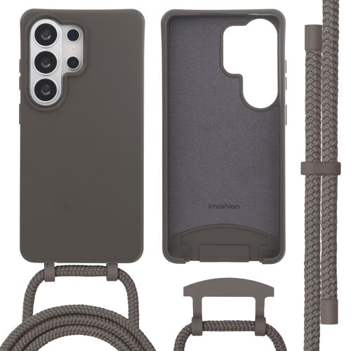 imoshion Coque arrière Color avec cordon amovible et MagSafe Samsung Galaxy S26 Ultra Black Coffee