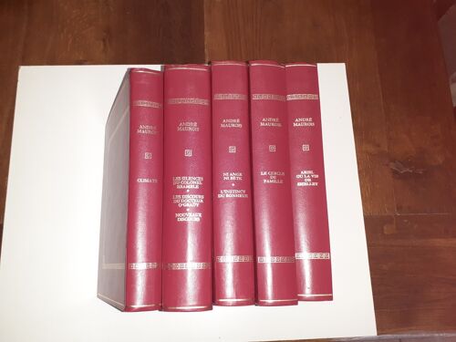 Lot De 5 Livres De La Collection Rombaldi - Oeuvres De André Maurois