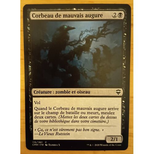 Crow Of Dark Tidings // Corbeau De Mauvais Augure (Commander Legends)