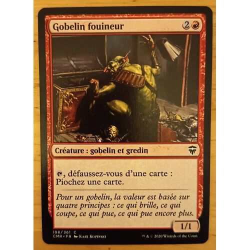 Rummaging Goblin // Gobelin Fouineur (Commander Legends)