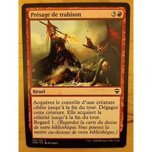 Portent Of Betrayal // Présage De Trahison (Commander Legends)
