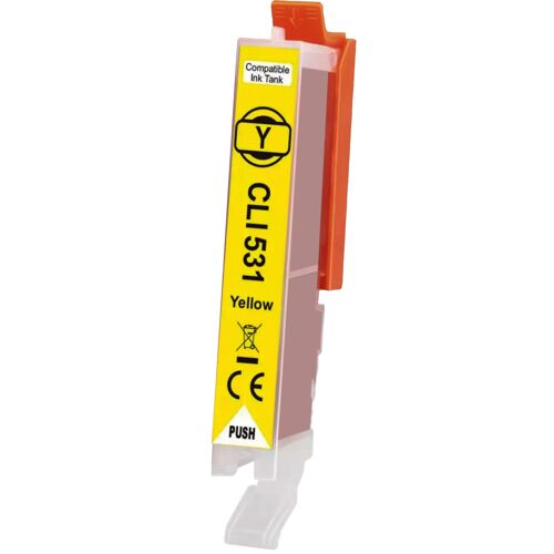 Cartouche compatible Canon CLI-531Y jaune