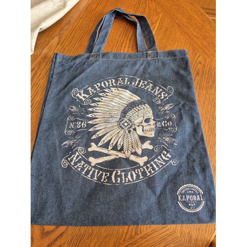 sac kaporal jeans bleu