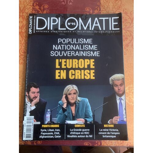 Diplomatie N° 95, Novembre 2018