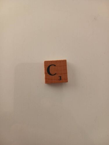 Lettre De Scrabble En Bois - Lettre C