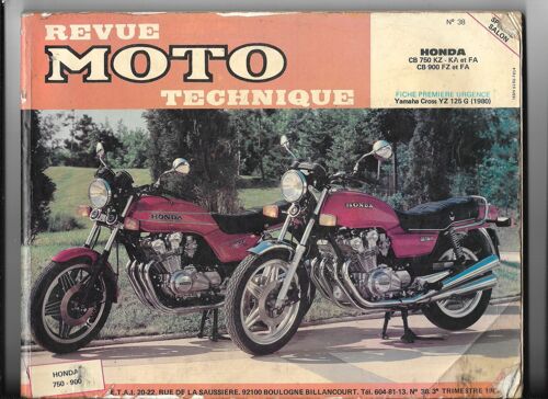 Honda Cb750 Cb900 Revue Technique Moto