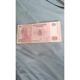 Billet 50 Francs Congo 2007