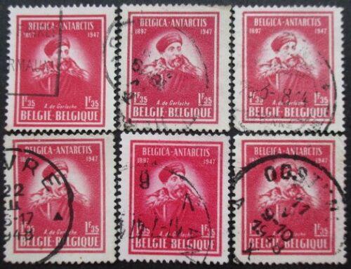 Belgique N°749 X 6 Oblitéré