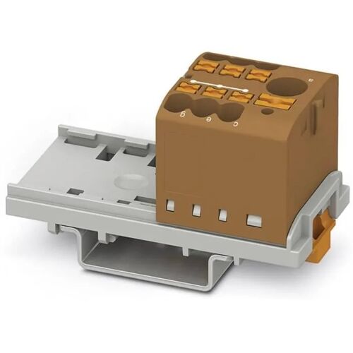 Bloc Distributeur - Phoenix Contact - Ptfix 6-6x2,5-Ns35 - 0.14 Mm² - 2.50 Mm² - Marron
