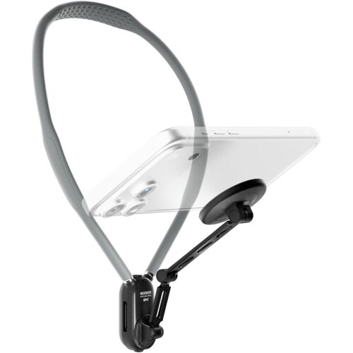 NEEWER Support Magnétique de Téléphone pour Tour de Cou, Fixation Pectorale à Dégagement Rapide,Réglable,Compatible MagSafe iPhone Samsung Android, Kit d'Accessoires pour Vlogging, Selfies Vidéo(GP47)