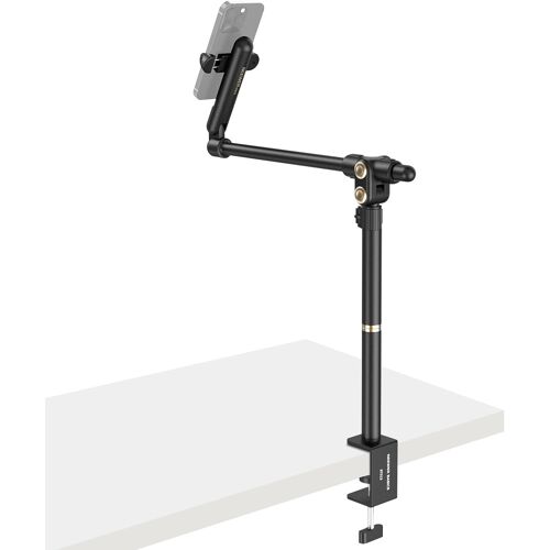 NEEWER BASICS Support de téléphone suspendu, trépied de bureau en métal compatible avec iPhone, Android, Samsung, pour cuisine, maquillage, dessin, vlogging, streaming, enregistrement vidéo, ST013