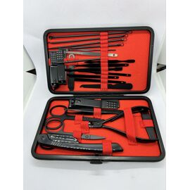 Kit Manucure / Pédicure Complet – Noir Mat 