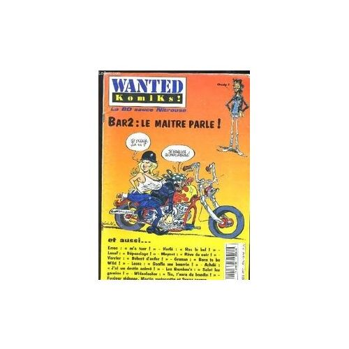 Wanted Komiks ! Bar 2: Le Maitre Parle !