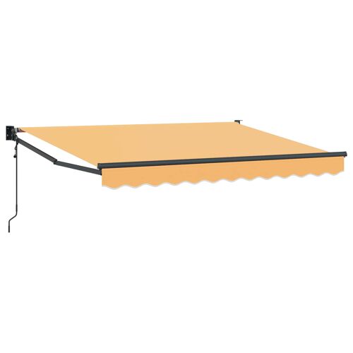 Vidaxl Auvent Rétractable Électrique Sable 100% Polyester Et Aluminium