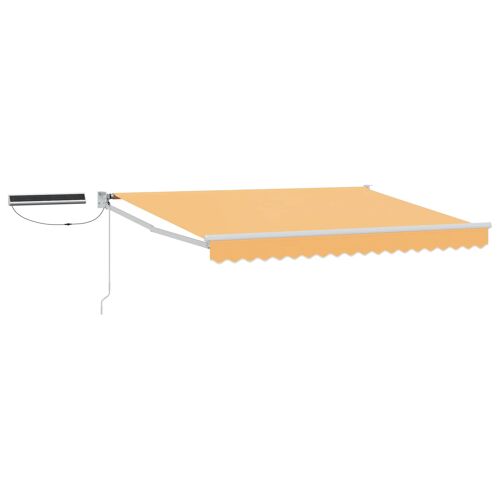 Vidaxl Auvent Rétractable Électrique Sable 100% Polyester Et Aluminium