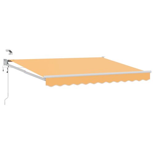 Vidaxl Auvent Rétractable Électrique Sable 100% Polyester Et Aluminium