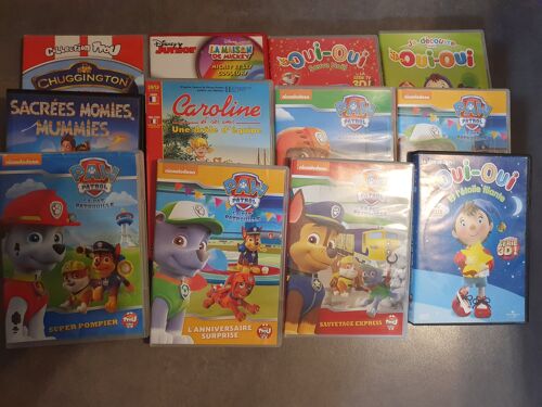 11 Dvd Pour Enfant (Pat Patrouille, Oui-Oui...)