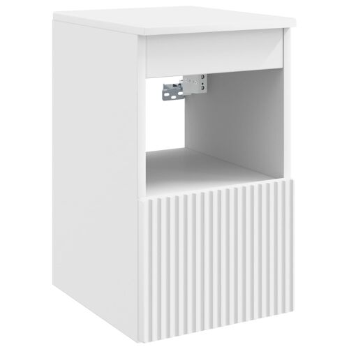 vidaXL Armoire de salle de bain Blanc 30 x 44,5 x 50 cm