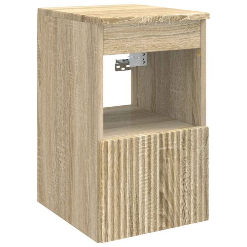 vidaXL Armoire de salle de bain Chêne Sonoma 30 x 44,5 x 50 cm