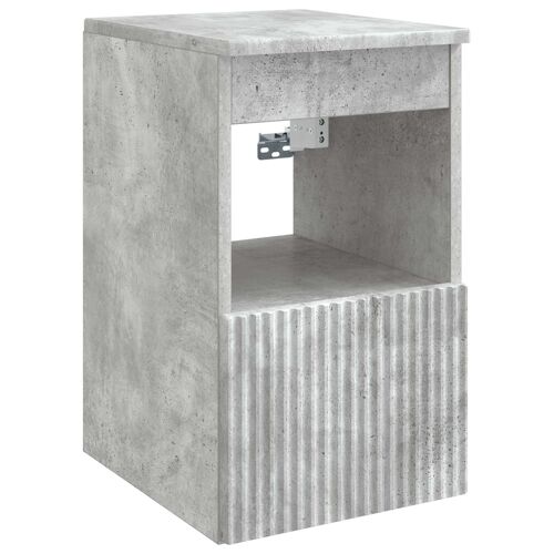 vidaXL Armoire de salle de bain Gris béton 30 x 41 x 50 cm