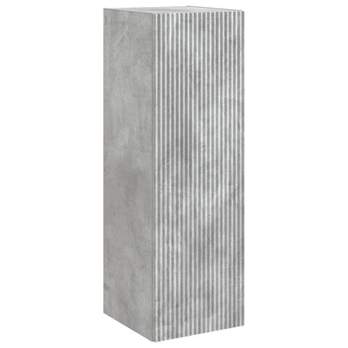 vidaXL Cabinet de Salle de Bain Mural Gris béton 33 x 34,5 x 60 cm