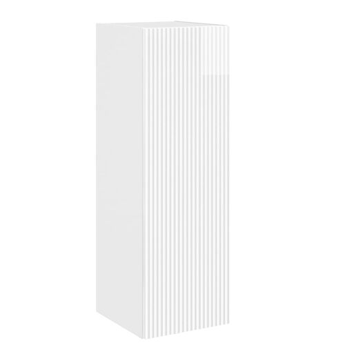 vidaXL Cabinet de Salle de Bain Mural Blanc brillant 33 x 34,5 x 60 cm