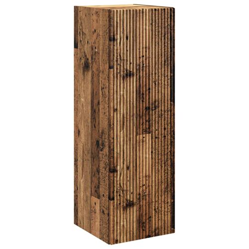 vidaXL Cabinet de Salle de Bain Mural Bois ancien 33 x 34,5 x 100 cm