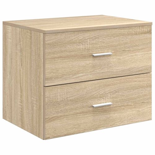 vidaXL Meuble de Salle de Bain Suspendu Chêne Sonoma