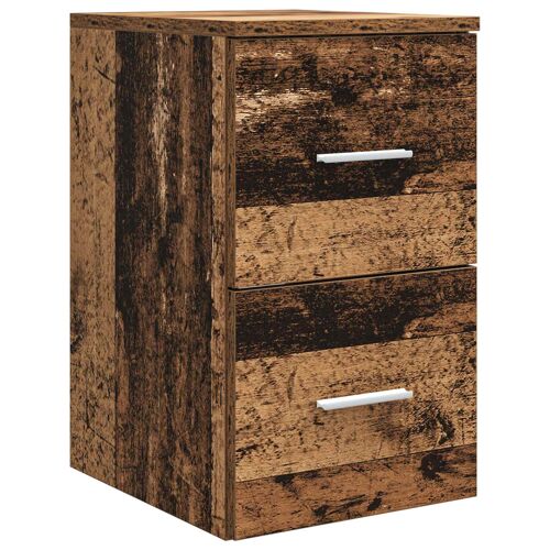 vidaXL Meuble de Salle de Bain In-between Bois ancien 30 x 35 x 50 cm