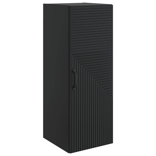 vidaXL Armoire Murale Noir 33 x 34,5 x 90 cm Bois d'ingénierie