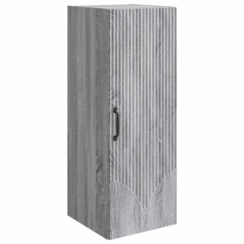 vidaXL Armoire Murale Sonoma gris 33 x 34,5 x 90 cm Bois d'ingénierie