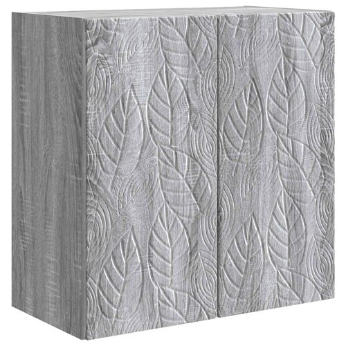 vidaXL Armoire Murale Sonoma gris 59 x 31 x 60 cm Bois d'ingénierie