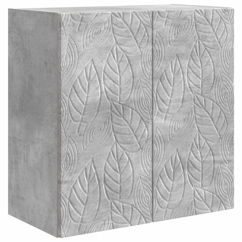 vidaXL Armoire Murale Gris béton 59 x 31 x 60 cm Bois d'ingénierie