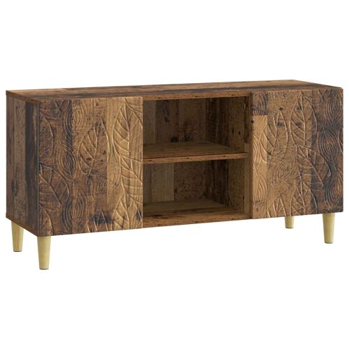vidaXL Meuble TV 102 x 34,5 x 50 cm Bois ancien Bois d'ingénierie