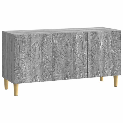 vidaXL Meuble TV 99 x 34,5 x 50 cm Sonoma gris Bois d'ingénierie