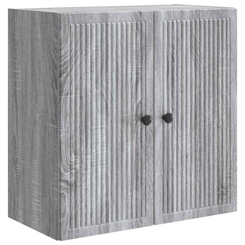 vidaXL Armoire Murale Sonoma gris 59 x 31 x 60 cm Bois d'ingénierie
