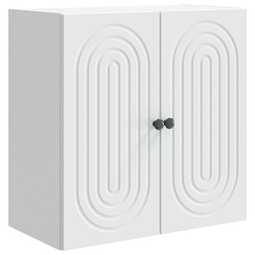 vidaXL Armoire Murale Blanc 59 x 31 x 60 cm Bois d'ingénierie