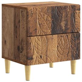 vidaXL Table de chevet Bois ancien 43 x 34,5 x 48 cm Bois d'ingénierie