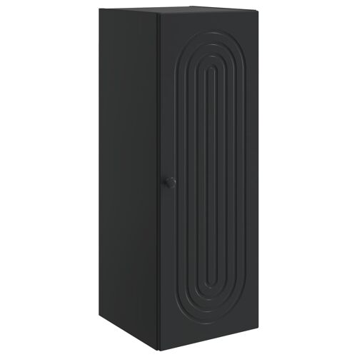 vidaXL Armoire Murale Noir 33 x 34,5 x 90 cm Bois d'ingénierie