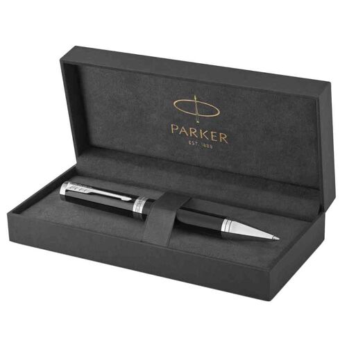 Parker Stylo À Bille Ingenuity Noir Finition Chrome