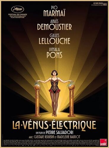 La Vénus Électrique - Affiche Pliée Originale De Cinéma - Format 120x160 Cm - Un Film De Pierre Salvadori Avec Pio Marmaï, Anaïs Demoustier, Gilles Lellouche, Vimala Pons, Gustave Kervern - Année 2026