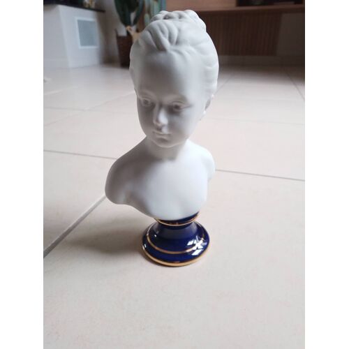 Buste porcelaine de Limoges Tharaud