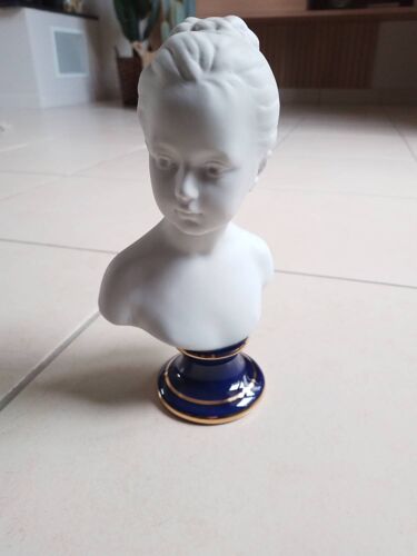 Buste porcelaine de Limoges Tharaud
