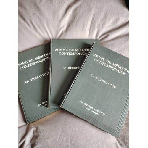 Livres ,Somme De Médecine Contemporaine ,3 Tomes