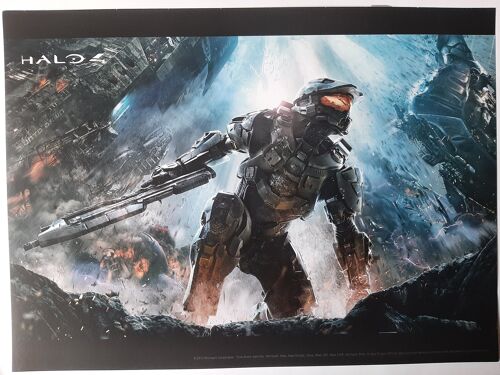 Affiche Du Jeu Vidéo " Halo 4 ", Microsoft