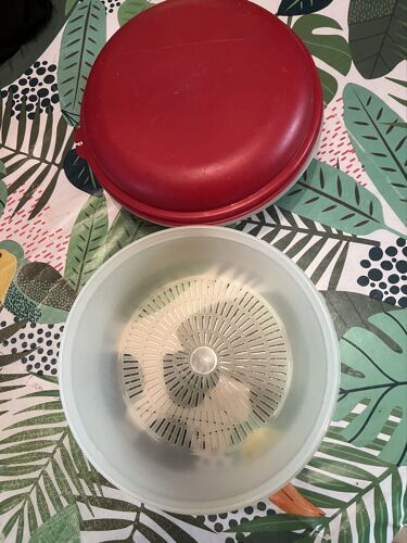 Bol Saladier Avec Passoire 1 Litre Tupperware 