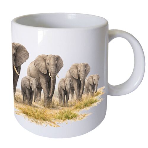 Mug En Céramique Eléphants 35 Cl Cbkréation