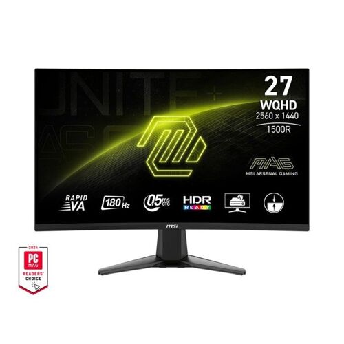 Ecran PC Gamer Incurvé - MSI - 27'' - WQHD - 180Hz