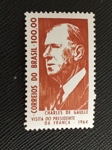 Timbre  Bresil Y T 763 Charles De Gaulle En Visite Au Brésil 1963 (050510 )